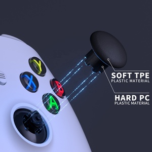 EXtremeRate Black Swappable Edge Sticks, sticks analogiques interchangeables, joysticks pour manette Xbox Series X S - Product Image 5