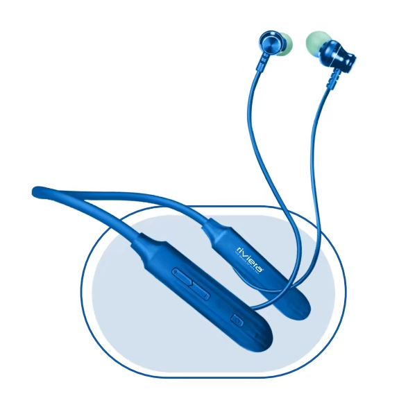 India Export Neckband Wireless Headphones with LED Display Handsfree Calling Stereo Sound TF Card Bluetooth Headset