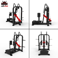 Machine à abductions de la hanche pour salle de sport commerciale, entraînement de la force des fessiers avec grandes poignées de soutien avant et coussinets pour les cuisses