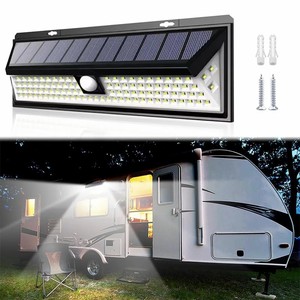Luci solari 118 esterno LED solare lampada da parete a LED impermeabile sensore di movimento 3 modalità Super luminoso per giardino porta anteriore percorso Garage - Product Image 3