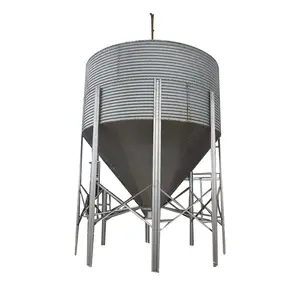 Peso leve 50ton silo para gros de cereais 500ton alimentação silos