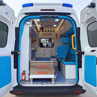 Nouvelle ambulance professionnelle Maxus V70 diesel manuelle à bas prix, véhicule 5-8 passagers à vendre