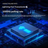 Yuyou Zhuifeng 2 Gamepad Kompatibel untuk PC Android IOS Melalui Bluetooth Dukungan Multi-platform Pencahayaan Cerah Bahan ABS