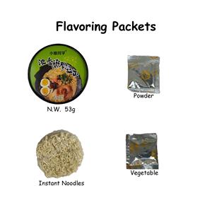 Private Label Halal Tonkotsu <strong>Ramen</strong> Instant Noodles Cup Creamy Pork <strong>Bone</strong> <strong>Broth</strong> 5-Minute Cook 12 Cups/CTN - Product Image 3
