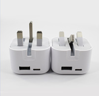 Chargeur rapide transfrontalier double port A+C 35W, norme britannique, fabriqué en Chine, modèle Sx-20250516, tête de charge pliable pour iPhone 817