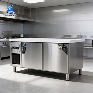 Réfrigérateur-congélateur commercial BANGMAOL à double température, plan <span class=keywords><strong>de</strong></span> travail réfrigéré pour restaurant, café, bar - Product Image 1