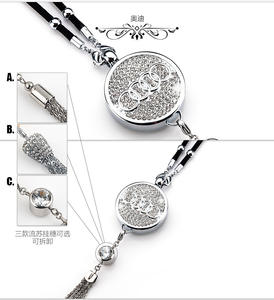Pendentifs diffuseurs de parfum pour <span class=keywords><strong>voiture</strong></span>, longue durée, parfum léger, huiles essentielles, avec incrustation de strass, vente en gros - Product Image 2