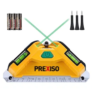 20M piastrelle di alluminio Laser quadrato 3AA strumento di misurazione 65Ft verde fascio verde fascio piastrelle per pavimento livella Laser