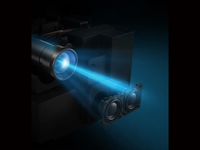 Projecteur intelligent 4K AI 3D 1080P HDR10 1100 Lumens, sans écran, à lentille LED DLP, courte focale, stéréo HIFI, portable, pour cinéma maison