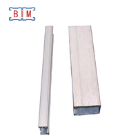 Profilé en C en acier au carbone P3300 conforme à la norme ASTM, 1-5/8 x 13/16 pouces (41x21x2,5 mm), électrogalvanisé, avec services de découpe et de pliage