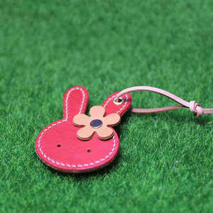 2023 Year of the Rabbit Keychain/<b>Car</b> Key Pendant, Red, Zodiac Year Gift - Rabbit Key Pendant - Product Image 3