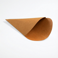 Boîte à crêpes et gaufres personnalisée jetable, support en papier, cône, conteneur écologique, boîte à crêpes à emporter