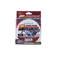Fabricant OEM Ligne de pêche tressée professionnelle PE 75 LB 4 brins 150yds Lignes de pêche