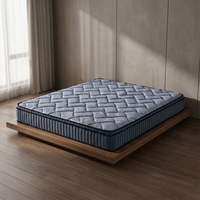 Matelas hybride en mousse à mémoire de forme, matelas Queen Size, matelas King Size pour meubles de chambre, matelas compressé orthopédique