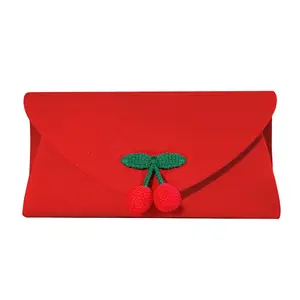 Новая вишневая сумка для ужина бархатная сумочка для невесты красная Банкетная сумка от производителя