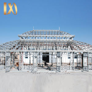 Grande serre extérieure de luxe en fer forgé pour arrière-cour sur mesure Gazebo - Product Image 2