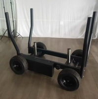 Trineo de Ejercicio Cardiovascular Comercial para Gimnasio con Resistencia Magnética, Máquina de Ejercicio de Empuje y Tracción de Acero