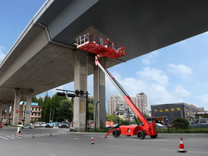 ZOOM lengan teleskopik Dingli 41m BT41RT, Platform kerja udara lengan lurus pengangkat bom hidrolik dalam stok - Product Image 4