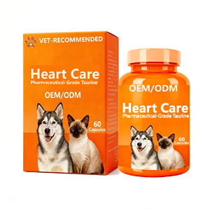 Meistverkaufte Hochwertige Herzpflege-Kapseln für Haustiere mit Taurin für Hunde und Katzen, Schnelle Absorption, Immununterstützung, Augen- und Herzgesundheit - Product Image 1