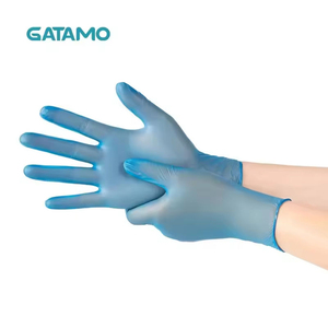 Gants en <span class=keywords><strong>vinyle</strong></span> bleus jetables sans poudre SV012 pour usage domestique et alimentaire - Product Image 3