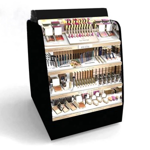 Espositore da Terra Personalizzato per Prodotti di Bellezza, Banco Espositivo per Negozio di Cosmetici, Gondola per Esposizione Trucchi - Product Image 1
