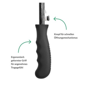 Transparent Straight EVA Handle Metal <b>Frame</b> Manual Control 30 Inch Clear PVC POE Golf Umbrella - Product Image 6