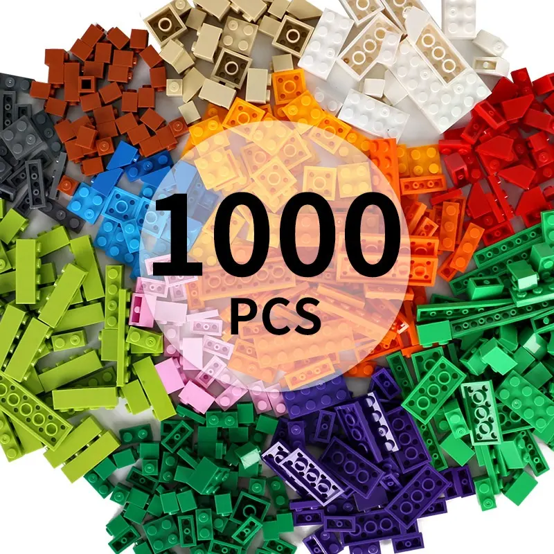 1000pcs 2 baseplate 32x32 도트 호환 레고 벽돌 교육 어린이 장난감 블록 선물 도매 가격