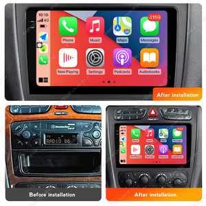 MEKEDE & NAVIFLY X serie Android Car Head Unit navigazione GPS Car-play 8 Core per <span class=keywords><strong>Mercedes</strong></span>/Benz/CLK/W209 - Product Image 2