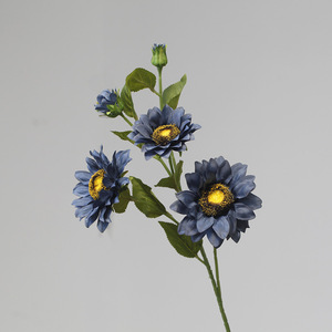 Flores de Girasol Artificiales Hechas a Mano al por Mayor IJ049, 5 Cabezas, Realistas, para Decoración de Navidad, Bodas, Cumpleaños y Hogar - Product Image 6