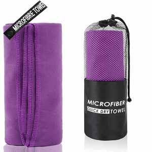 Serviette de sport en microfibre personnalisée pour la gym, la natation, le fitness, les voyages, anti-transpiration, séchage rapide - Product Image 2