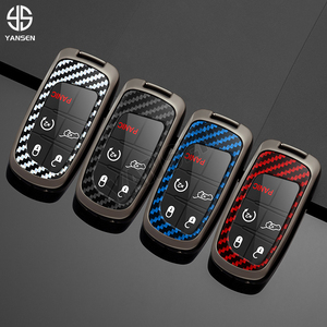 Hợp kim kẽm sợi carbon từ xa trường hợp quan trọng bìa cho Dodge sạc thách thức SRT <span class=keywords><strong>durango</strong></span> RT cuộc hành trình Ram 1500 Túi Chìa Khóa vỏ <span class=keywords><strong>Fob</strong></span> - Product Image 6