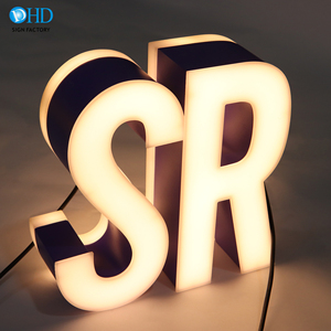 Tùy chỉnh 3D ký thư LED frontlit chữ cái, <span class=keywords><strong>Acrylic</strong></span> ký thư, thép không gỉ biển Ngoài trời - Product Image 2