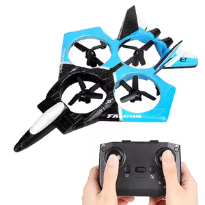 Avion télécommandé en mousse EPP avec retour automatique, modèle de chasseur RC quadrirotor lumineux, jouet pour enfants et adultes - Product Image 1