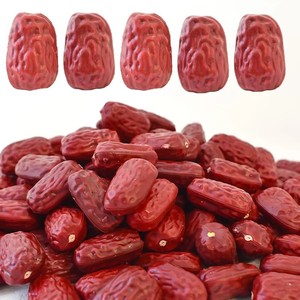 Dattes rouges artificielles réalistes, simulation de jujubes, fruits séchés factices pour accessoires de photographie, présentation en cuisine, décoration de festival - Product Image 4