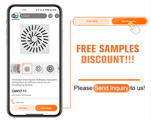 HVAC Çelik Yuvarlak Motorlu Ses Kontrolü Damperi - Product Image 6