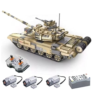 Cada C61003 War Remote Control T90 Tank Technical Model Compatible Army <strong>Bricks</strong> DIY Sets WW2 Military Toys Building <strong>Blocks</strong> - Product Image 2