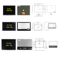Panneau d'affichage LCD RGB industriel personnalisé BOE/Tianma/Innolux 3.5 4.3 5 7 8 10 Modules LCD TFT 10.1 pouces