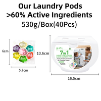 Prix de gros usine : Capsules de lessive parfumées 7 en 1, adoucissantes pour les vêtements, parfum longue durée, pour un linge propre