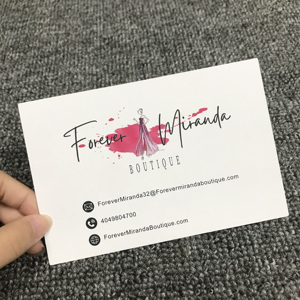 Tarjeta de Papel Digital Personalizada de 10x15cm con Logotipo, Papel Recubierto para Tarjetas de Agradecimiento, Diseño Personalizado, Tarjeta Blanca, Grosor de 250g-400g - Product Image 2