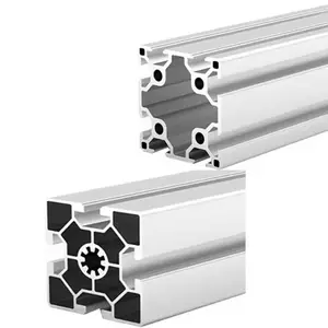 China Aluminum Profile Supplier 6060 T Slot Industrial Aluminium Section 60*60MM T Slot Aluminium Extrusion Profiles