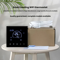 Termostato Inteligente Wifi Tuya con Pantalla Táctil Espejo, Control por Voz y App, Programación de 7 Días para Calefacción por Agua, Eléctrica, por Suelo Radiante y Caldera de Gas