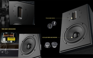 Samtronic 5.25Inch Thụ Động 2-Cách Hifi Bằng Gỗ Kệ Sách Loa Với Ribbon Tweeter A525 - Product Image 4