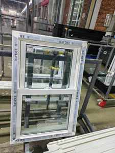 Mỹ và Canada thị trường đùn dọc trượt đôi treo Sash uPVC Vinyl cửa sổ hồ sơ cho nhà ở - Product Image 4