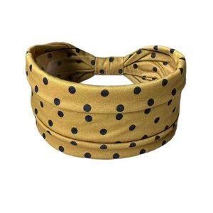 Viviblook Z314AS03 Bandeau pour femme simple à pois, large, anti-transpiration, pour activités de plein air, shopping et sport, accessoire capillaire - Product Image 4