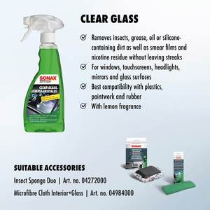 Limpiador y solución de cuidado para parabrisas de coche de primera calidad, 500 ml, para una visibilidad y protección nítidas - Product Image 2