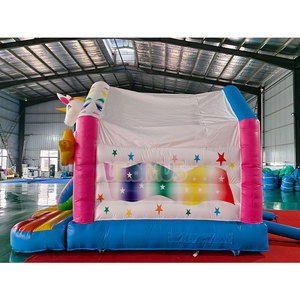 Château gonflable commercial à thème licorne, combo gonflable pour filles, château de saut gonflable pour enfants, <span class=keywords><strong>location</strong></span> pour fêtes - Product Image 4