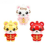 Pendrive de 128 GB, Unidad Flash USB con Diseño de Animales de Dibujos Animados, Pingüino, Pendrive de 256 GB, Memoria USB de 32 GB, Pato, Gato Negro, Pendrive de 64 GB