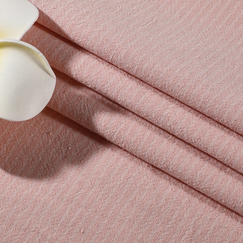 Быстрая доставка, розовая полосатая ткань, полиэстер, хлопок, жаккардовая ткань для рубашек