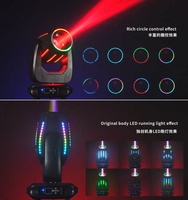 Double prismes 318W Mobile Head Lyre Cabeza Movil 318 Led Super Beam Light Aro Led Strip avec effet de lumière LED en mouvement