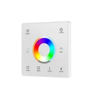 Skydance NOUVEAU Écran tactile en verre mural RF ultra-mince Télécommande alimentée par batterie pour lumières LED